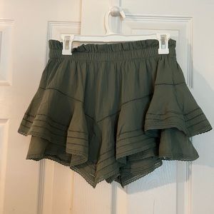 Aerie ruffle skirt
